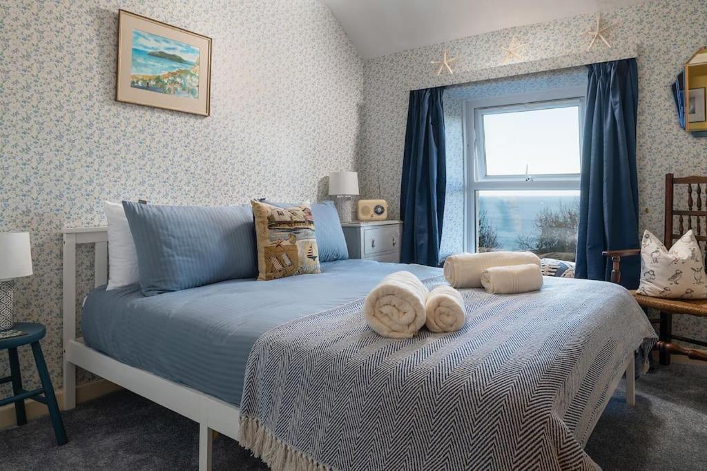 Fantastic Sea Views At Century'S Old Alma'S Cottage - Sleeps Up To 8 Guests Penmaen-mawr Eksteriør bilde