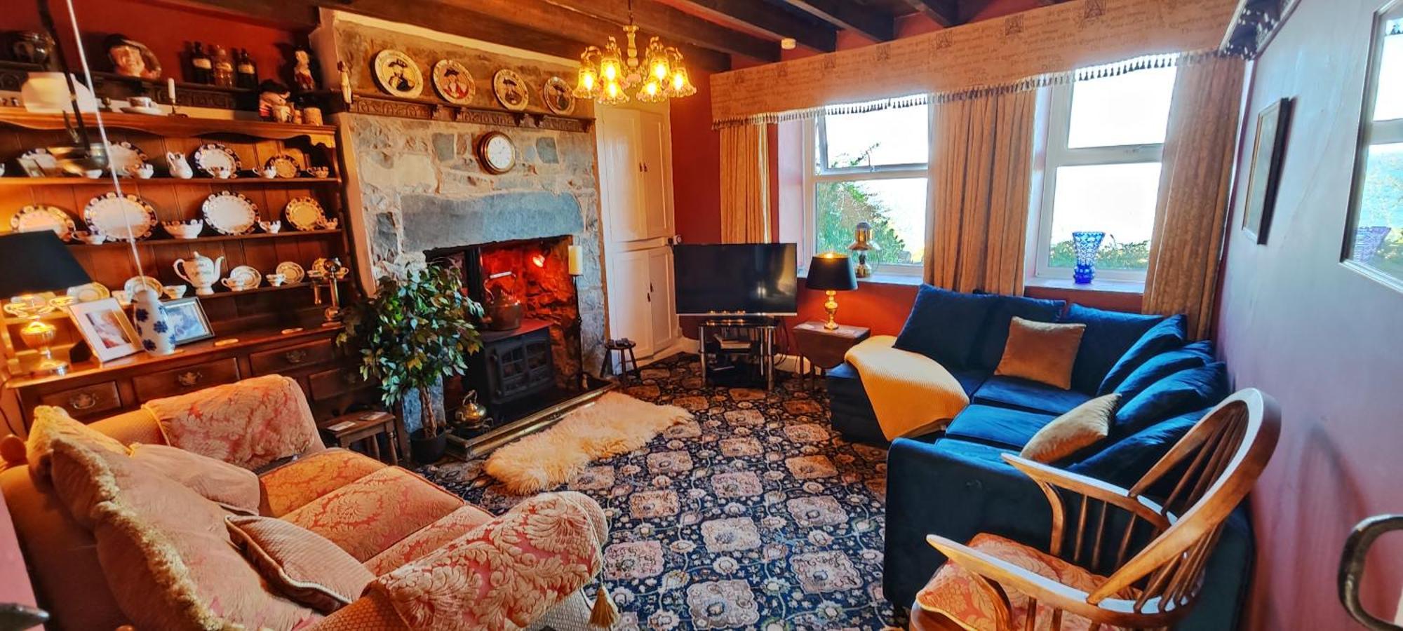 Fantastic Sea Views At Century'S Old Alma'S Cottage - Sleeps Up To 8 Guests Penmaen-mawr Eksteriør bilde